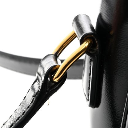Celine Shiny Calfskin Teen Triomphe Black 10 of 11