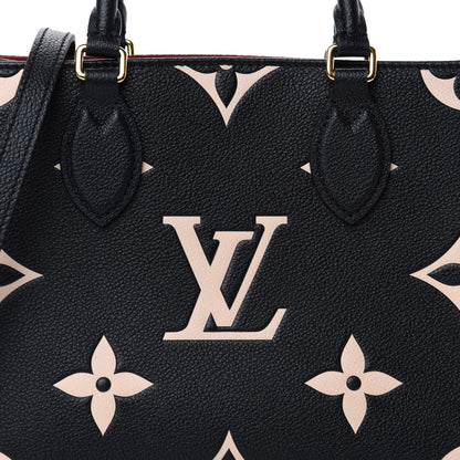 Louis Vuitton Empreinte Monogram Giant Onthego PM Black Beige 11 of 11