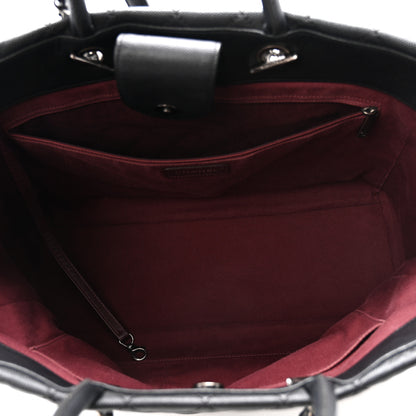 Chanel Caviar Quilted Large Coco Handle Shopping Tote Black 5 of 10