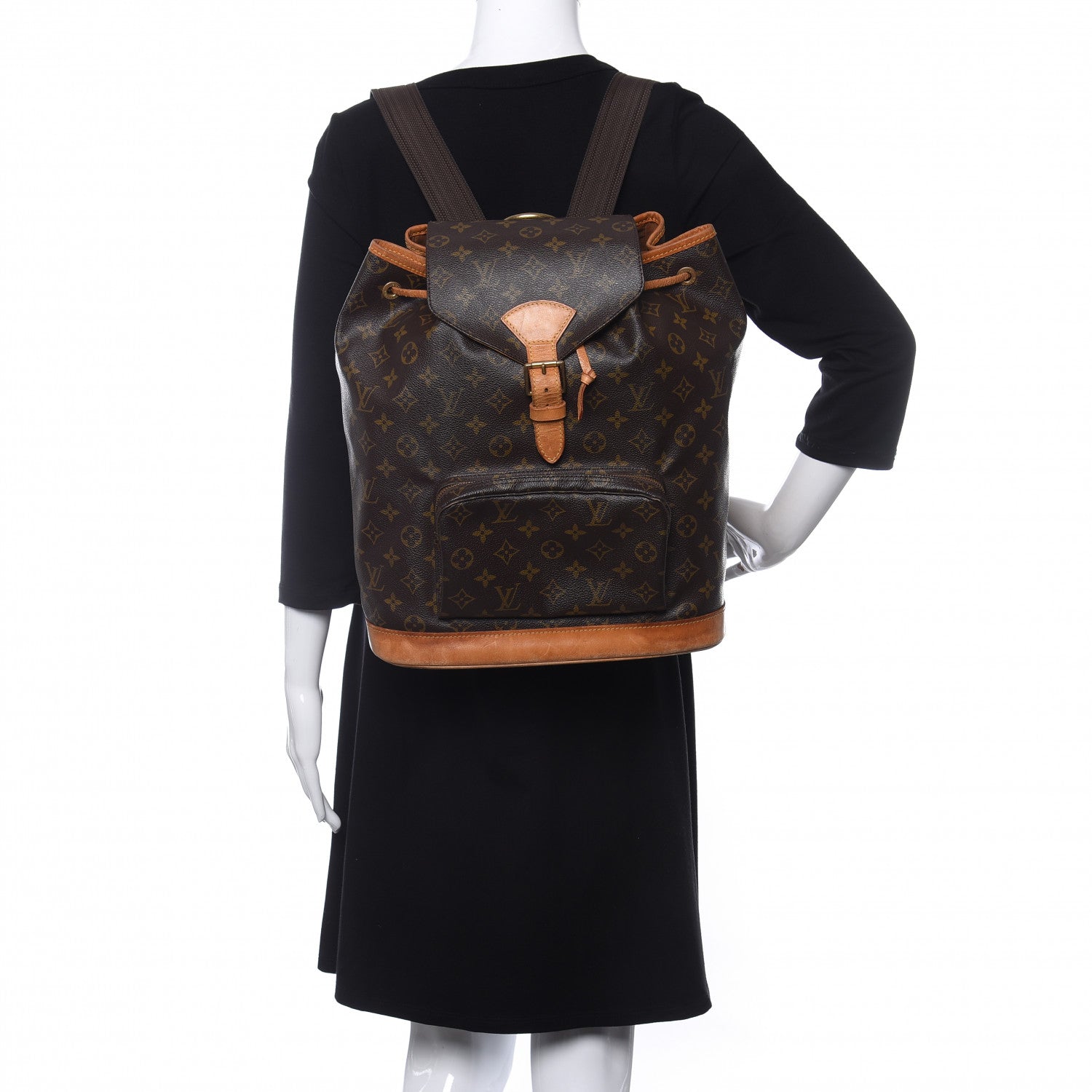 Louis Vuitton Monogram Montsouris GM Backpack 2 of 14