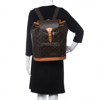 Louis Vuitton Monogram Montsouris GM Backpack 2 of 14