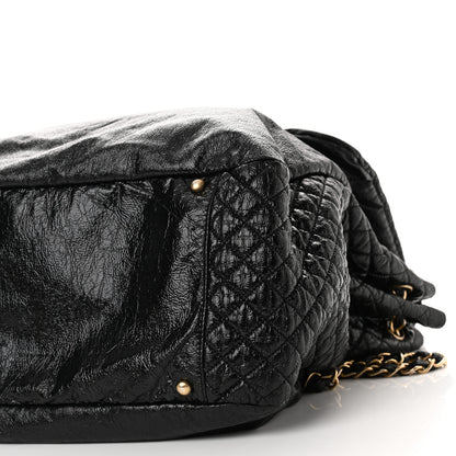 Chanel Vinyl XXL Rock and Chain Flap Black 10 of 12