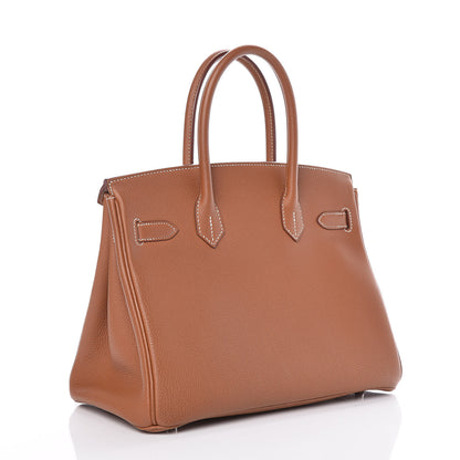 Hermes Togo Birkin 30 Gold 3 of 36