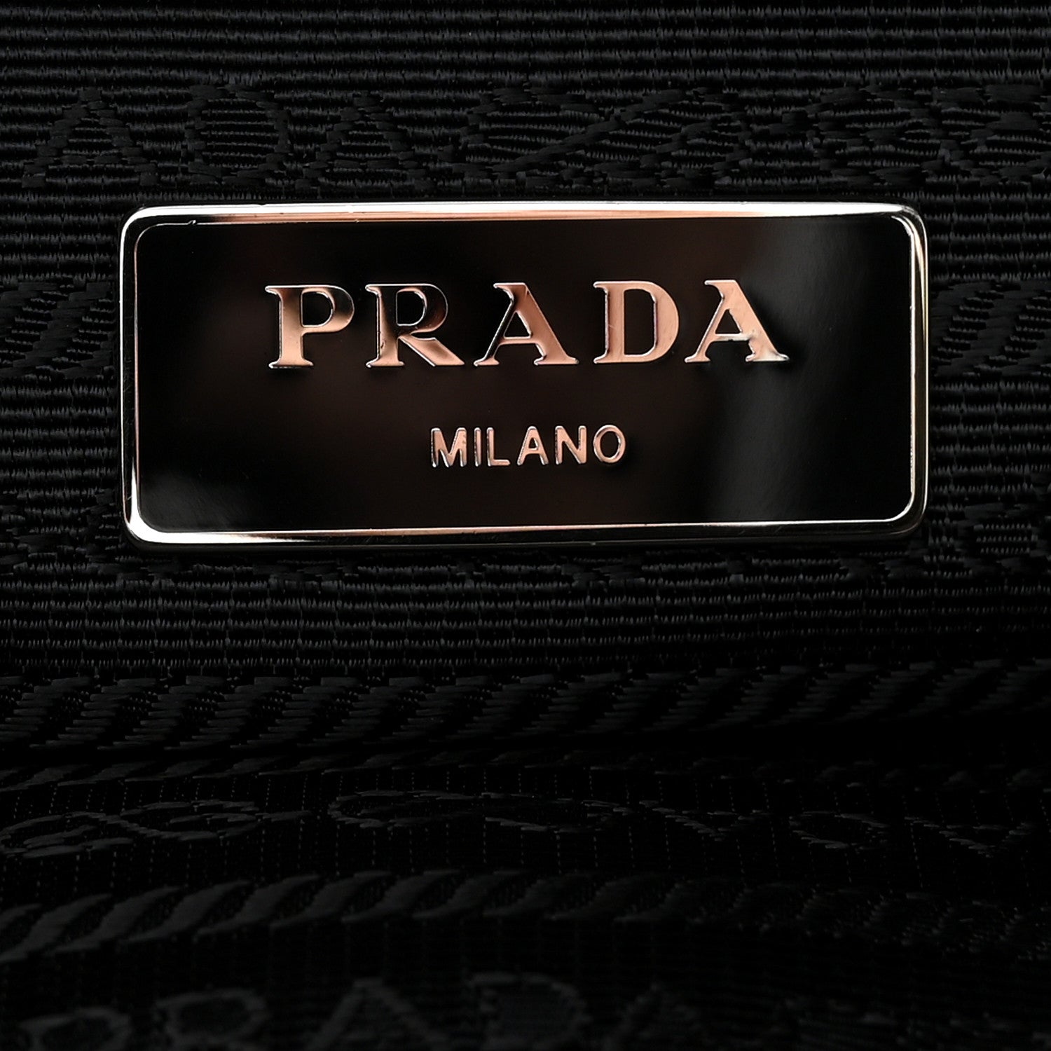 Prada Nylon Tessuto Saffiano Robot Tote Bag Black 6 of 11