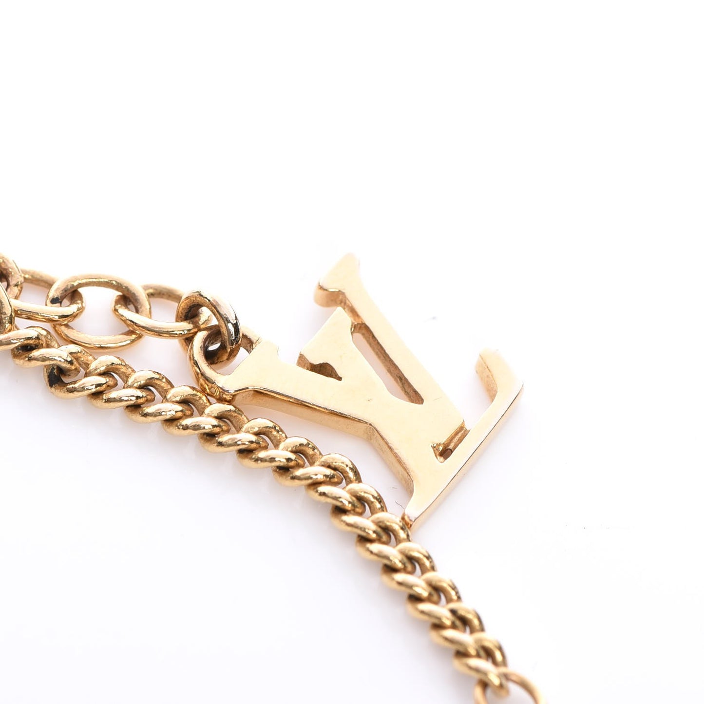 Sweet Monogram Charm Bracelet Gold