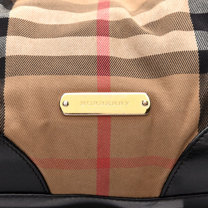 Burberry House Check Small Canterbury Tote Black 10 of 10