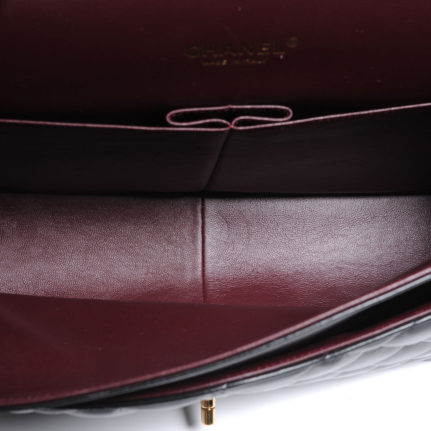 Lambskin Quilted Maxi Double Flap Black