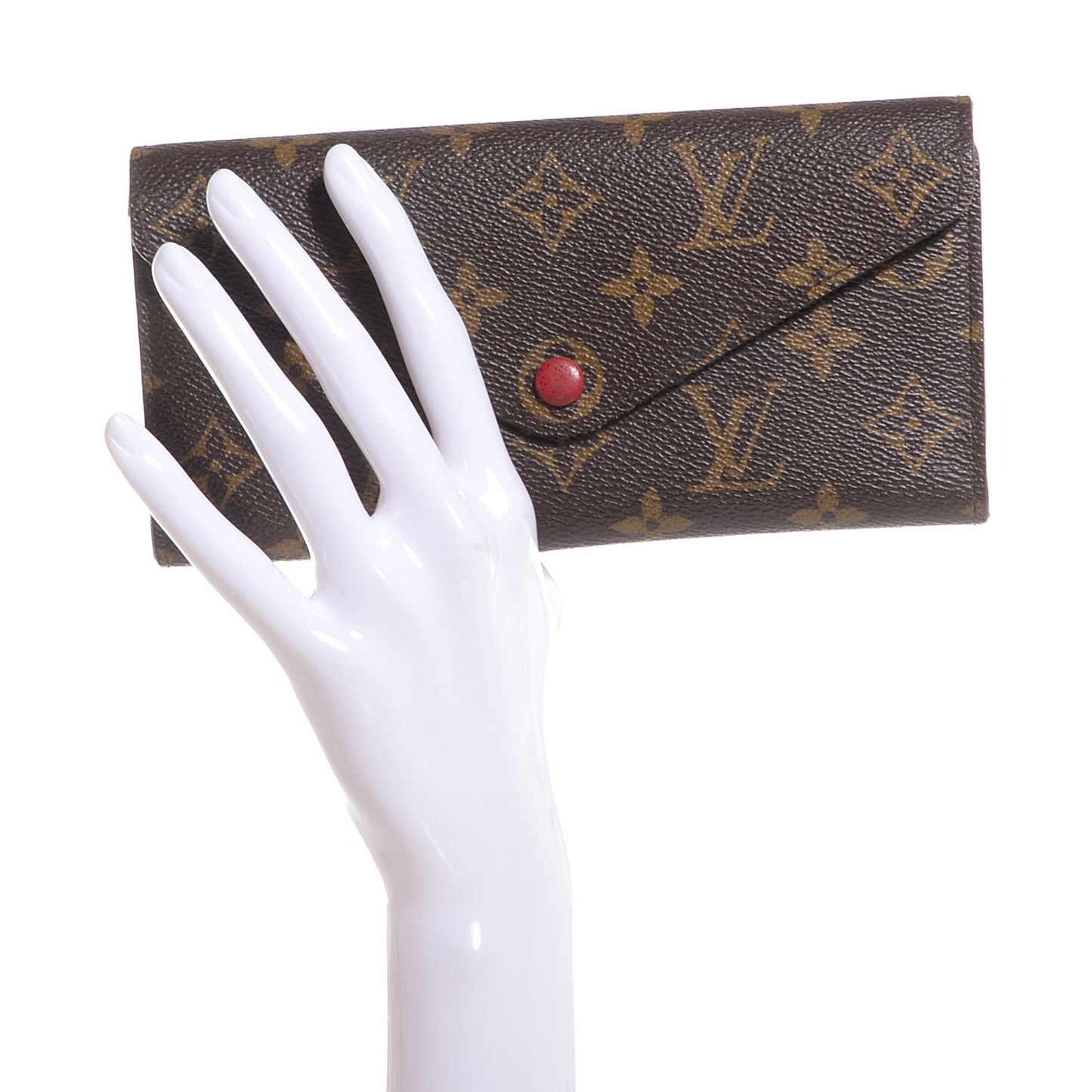Monogram Josephine Wallet Red