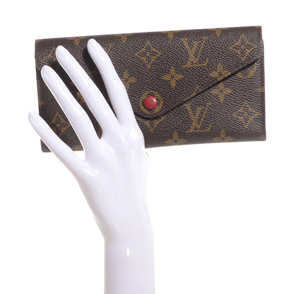 Louis Vuitton Monogram Josephine Wallet Red 2 of 7