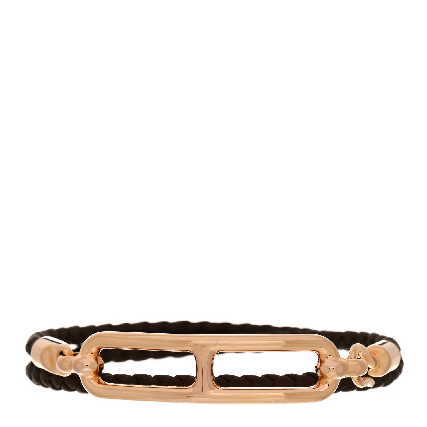 Hermes Swift Roulis Double Tour Bracelet T2 Etoupe 1 of 5