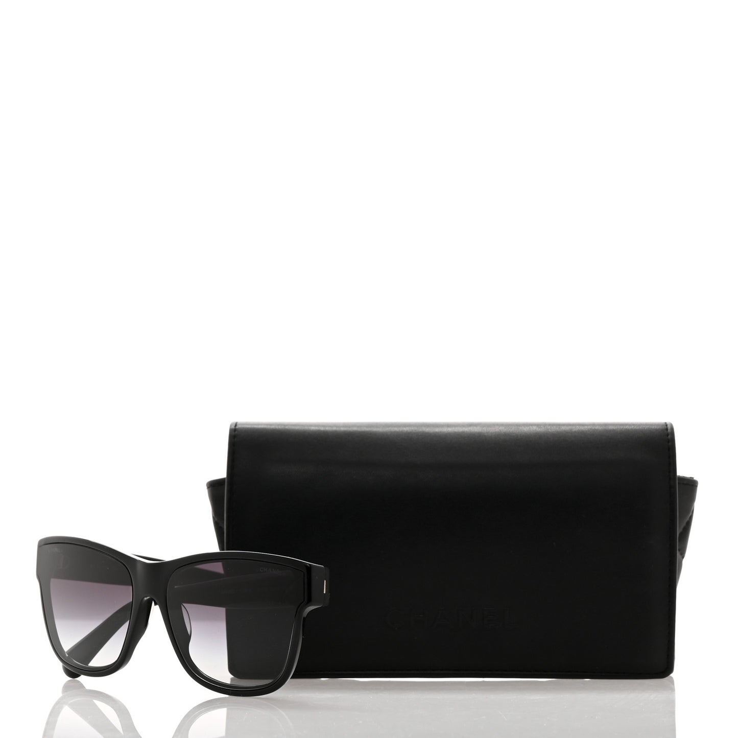 Acetate Butterfly CC Sunglasses 5386-A Black