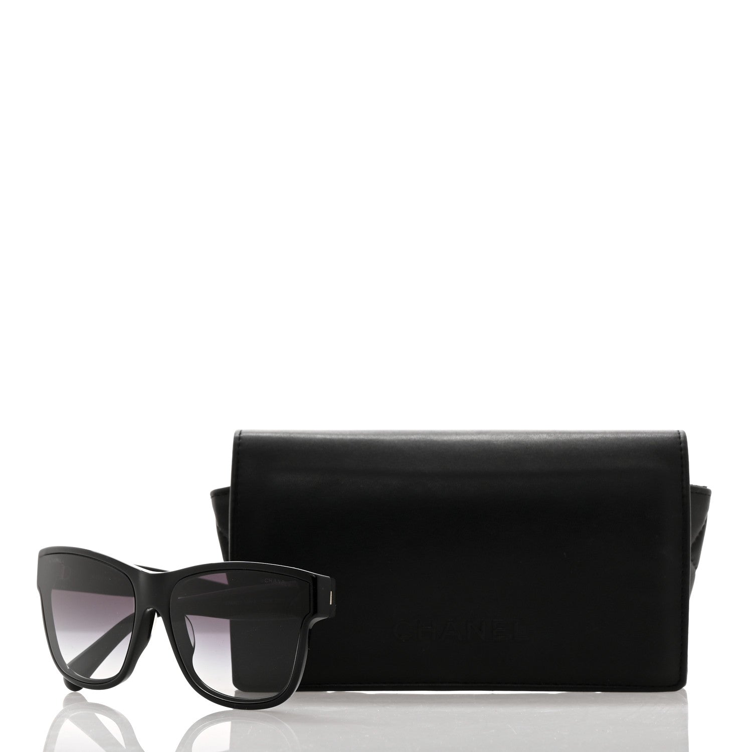 Chanel Acetate Butterfly CC Sunglasses 5386-A Black 8 of 8