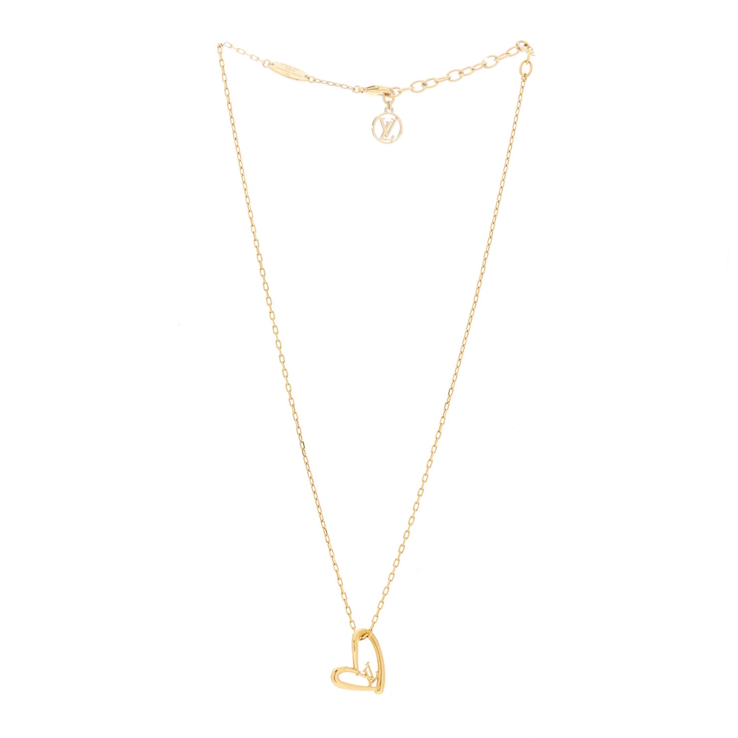 Metal Fall In Love Necklace