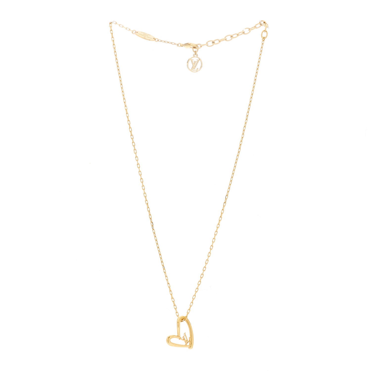 Louis Vuitton Metal Fall In Love Necklace 3 of 6