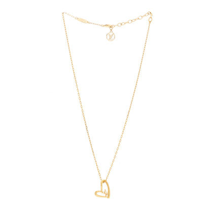Louis Vuitton Metal Fall In Love Necklace 3 of 6