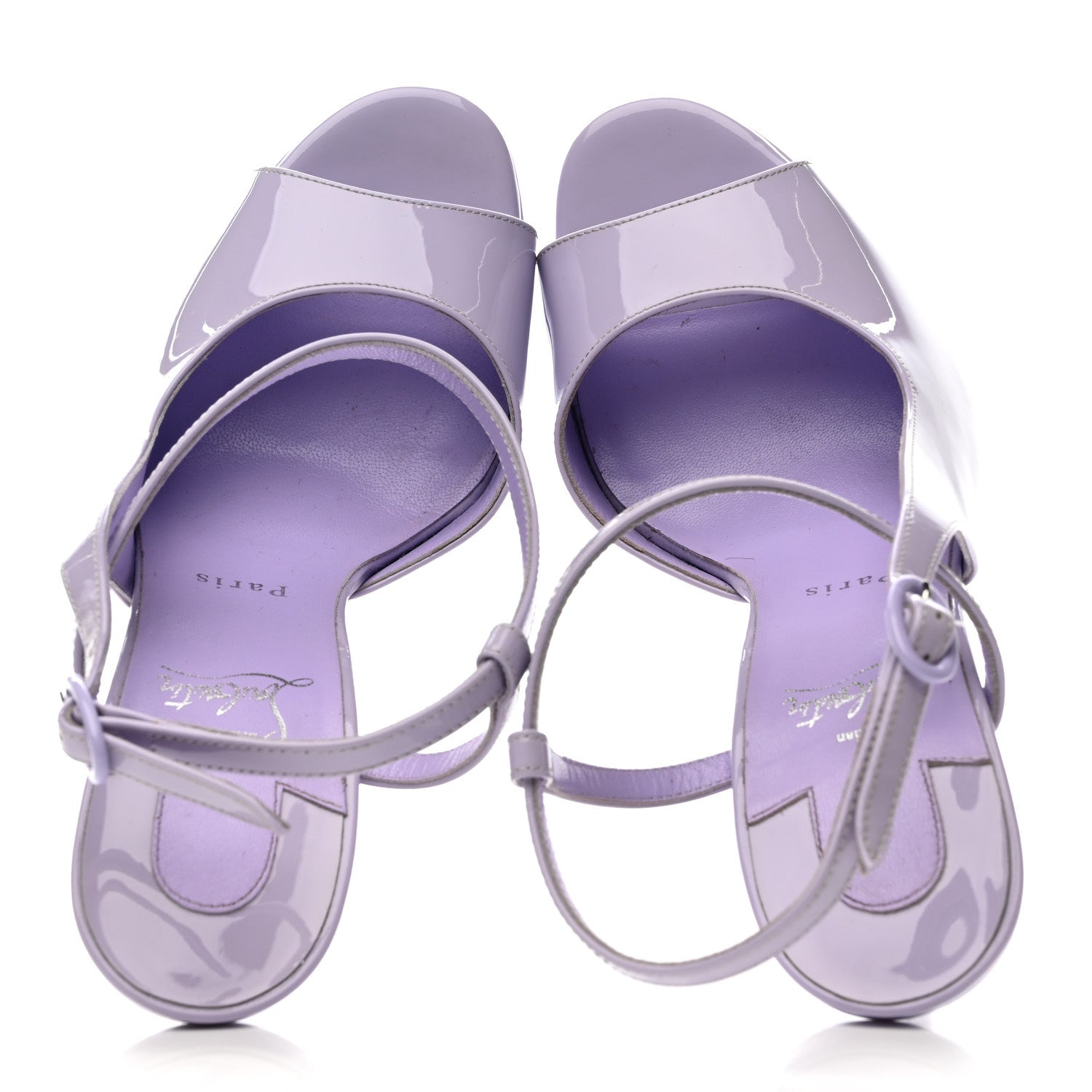 Christian Louboutin Patent So Jenlove 150 Pumps 41 Lilac Smoke 2 of 13