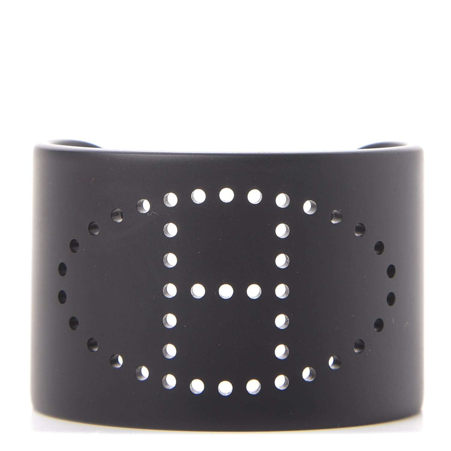 Hermes Aluminium Evelyne Sunset Cuff Bracelet T3 Black 1 of 4