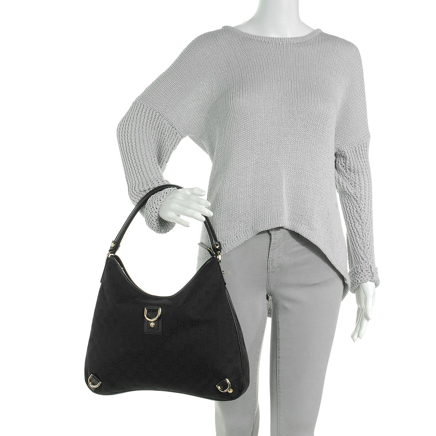 Monogram Abbey Hobo Black