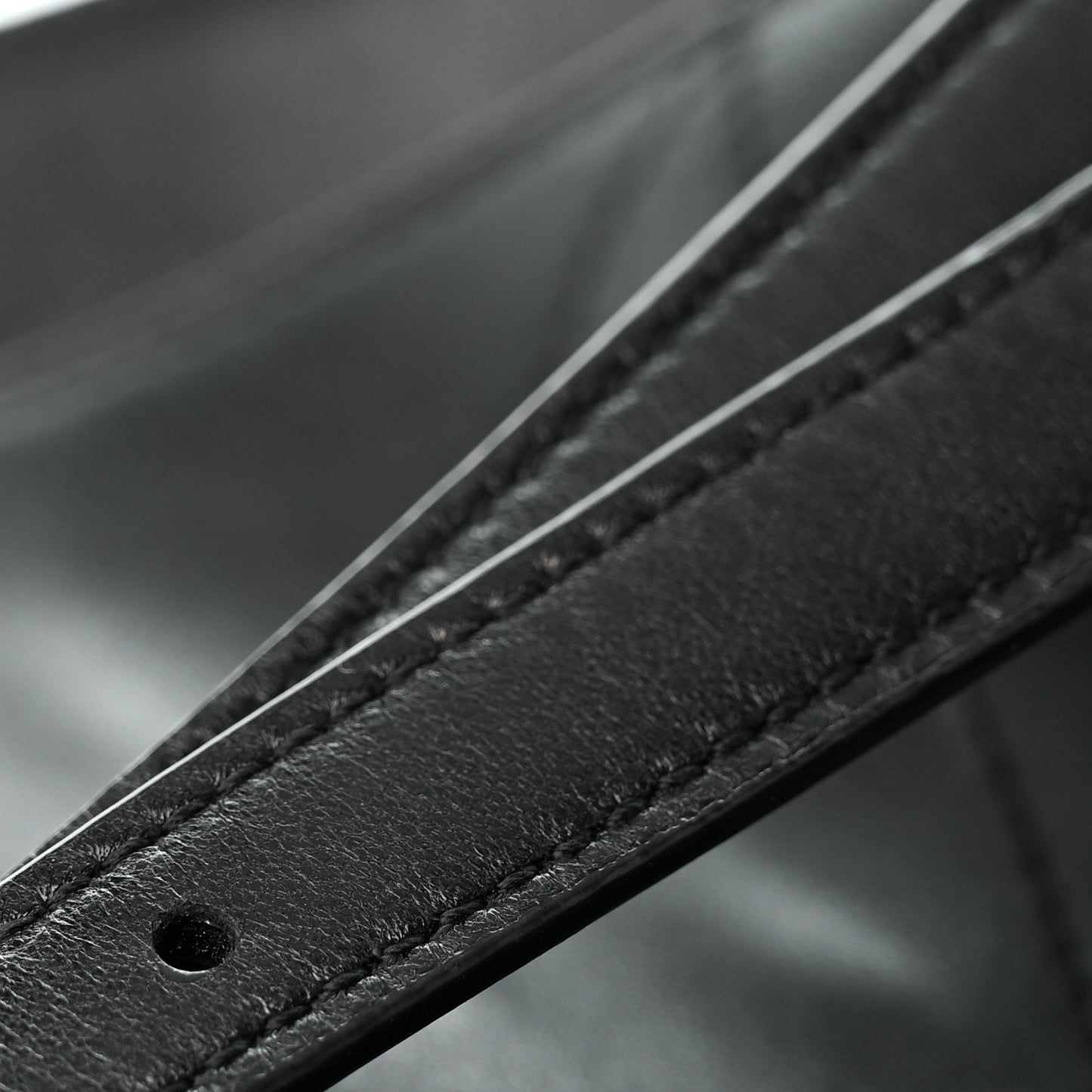 Lambskin Matelasse Monogram Medium Jamie Shoulder Pouch Bag Black