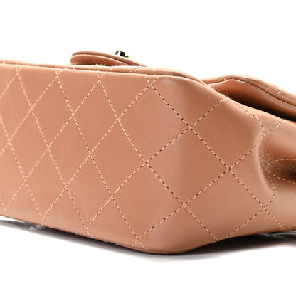 Chanel Lambskin Quilted Mini Square Flap Brown 8 of 9