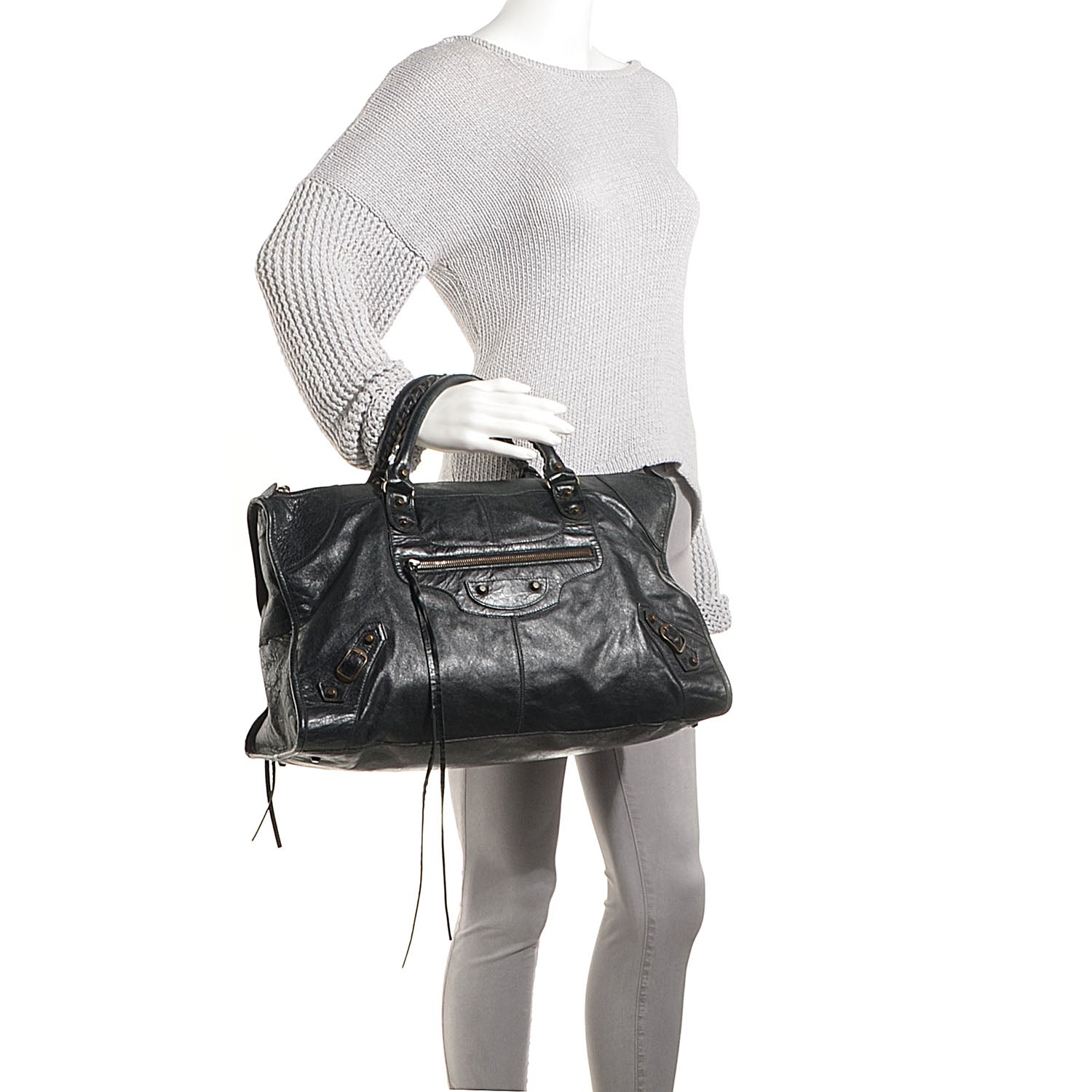 Balenciaga Chevre Classic Hardware Work Black 2 of 11