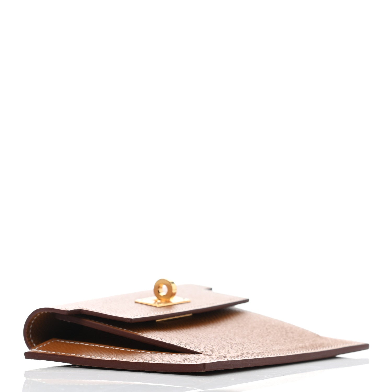 Hermes Epsom Kelly Pocket Compact Wallet Gold 4 of 7