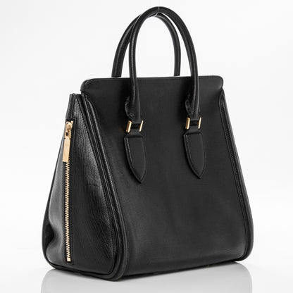 Alexander McQueen Calfskin Large Heroine Black 3 of 13