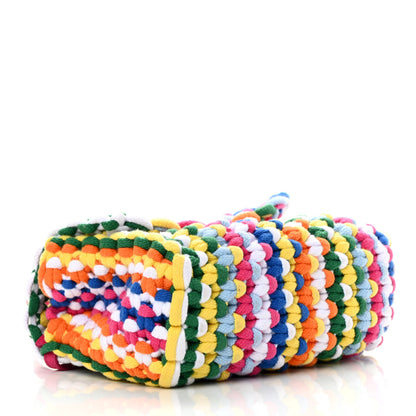 Off-White Textile Braided Jitney 2.8 Top Handle Bag Multicolor 4 of 9