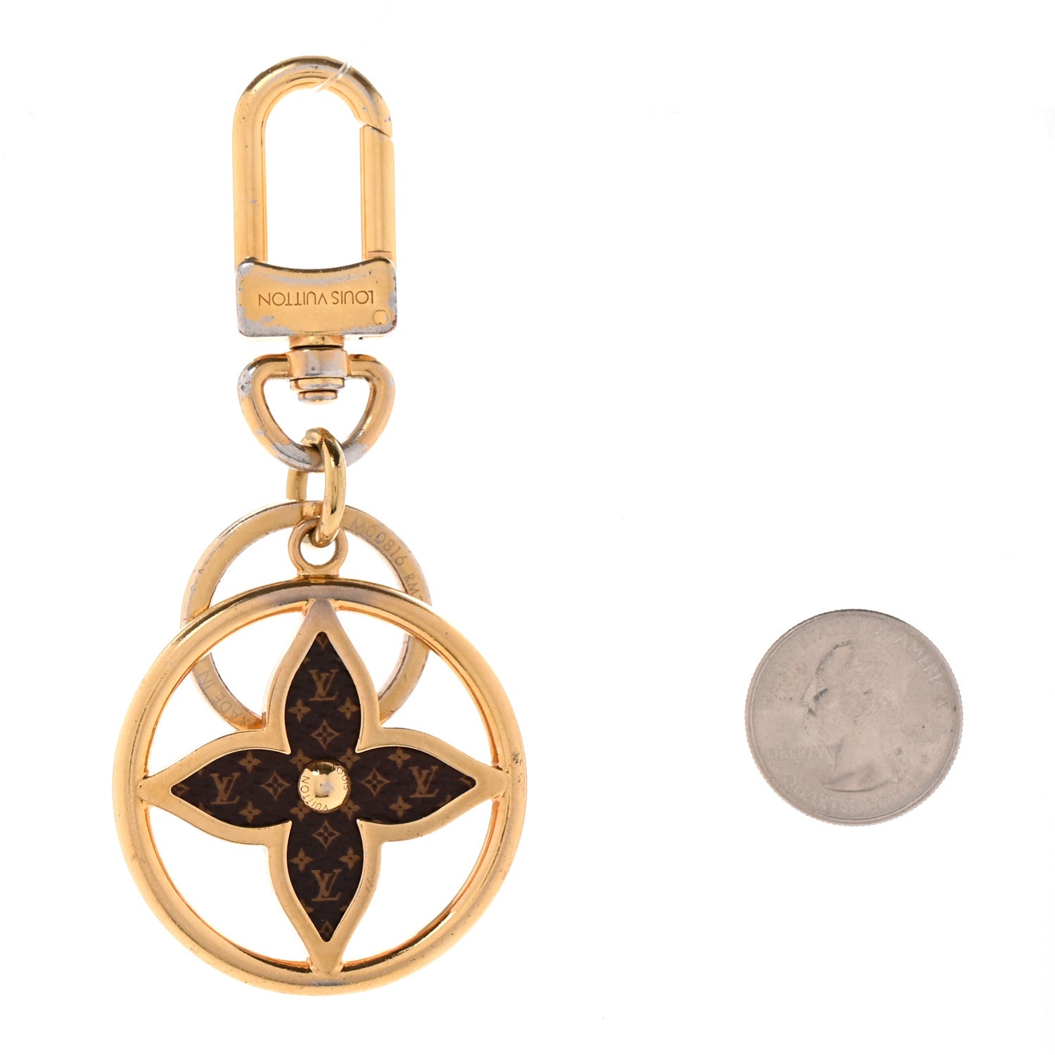 Louis Vuitton Monogram Puzzle Flower Bag Charm Key Holder 2 of 4