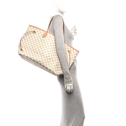 Louis Vuitton Damier Azur Neo Neverfull GM Rose Ballerine 2 of 12