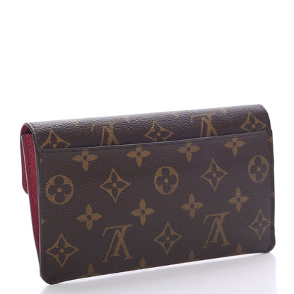 Louis Vuitton Monogram Jeanne Wallet Fuchsia 2 of 8