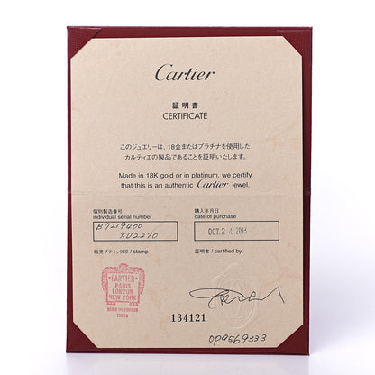 Cartier 18K White Gold 2 Diamond LOVE Necklace 7 of 8