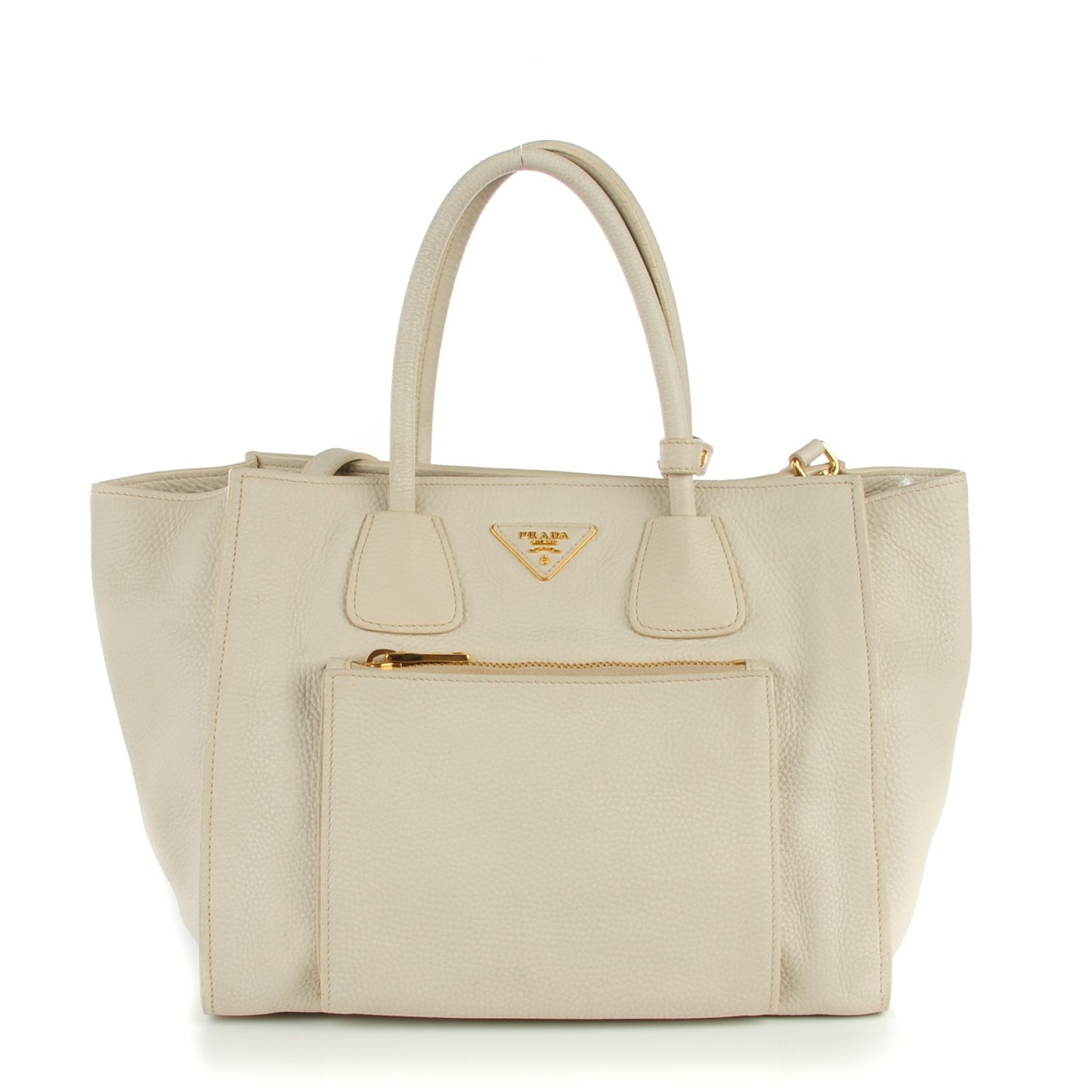 Vitello Daino Shopping Tote Talco