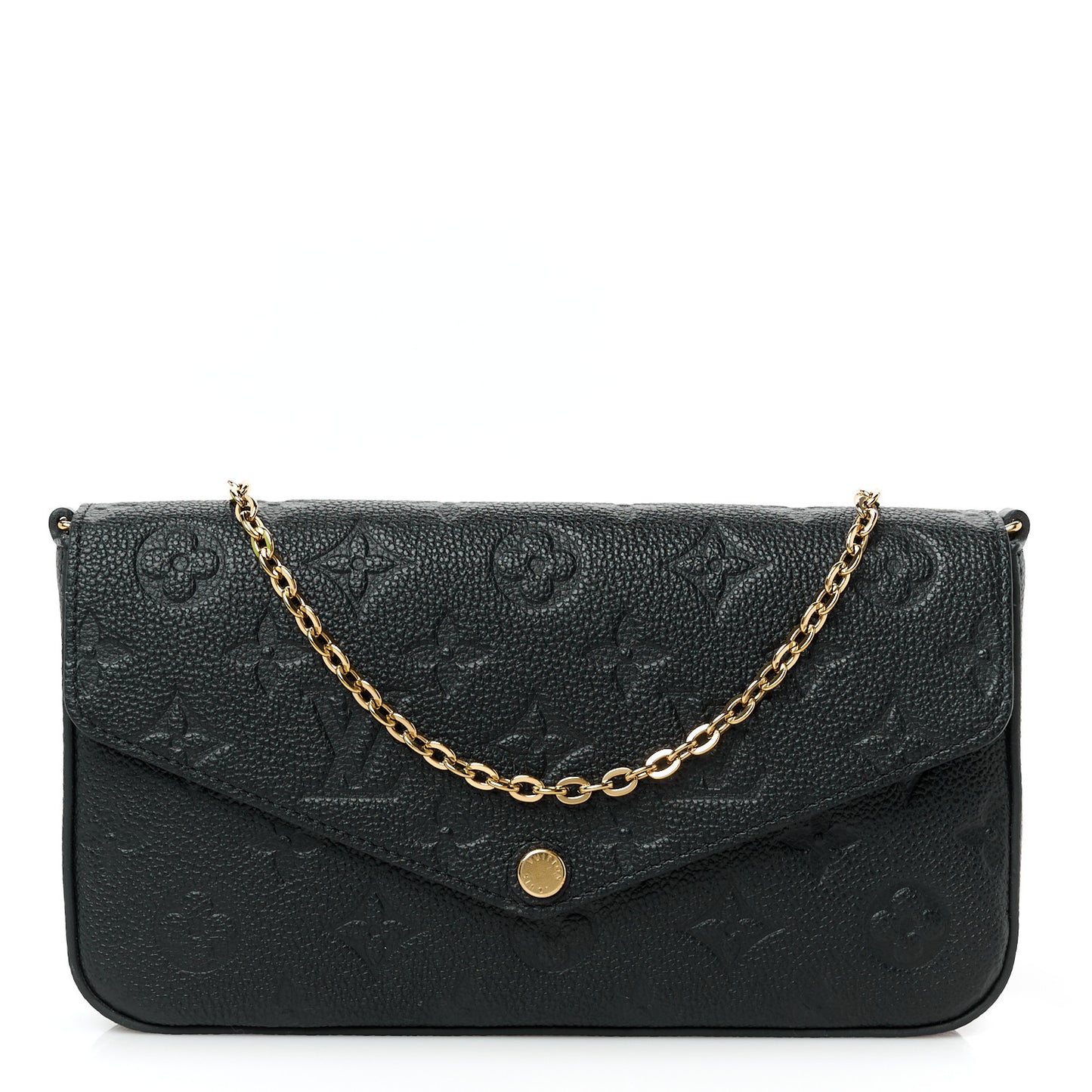 Empreinte Pochette Felicie Chain Wallet Black