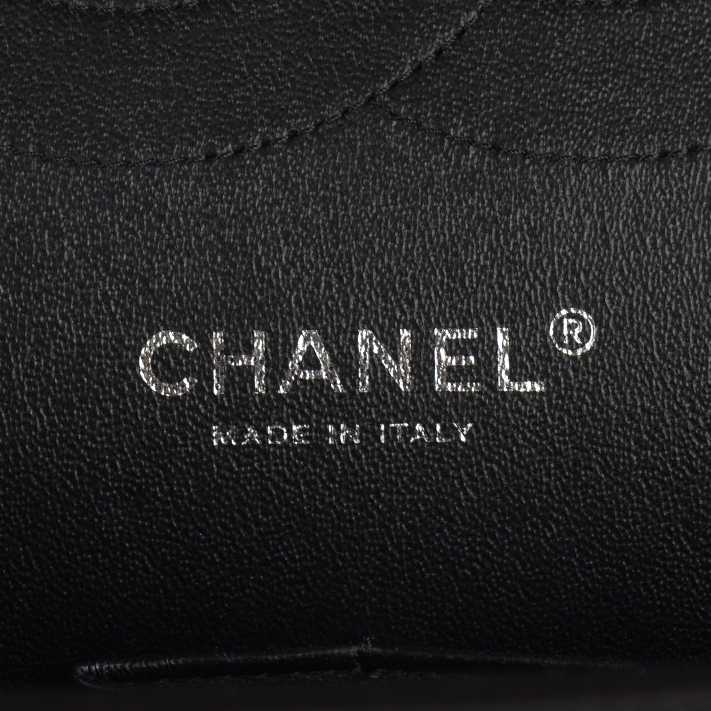 Lambskin Chevron Quilted Jumbo Double Flap So Black