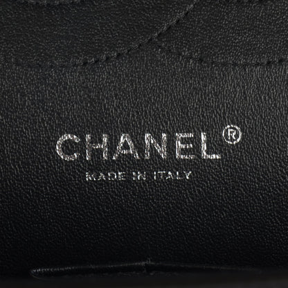 Chanel Lambskin Chevron Quilted Jumbo Double Flap So Black 7 of 9