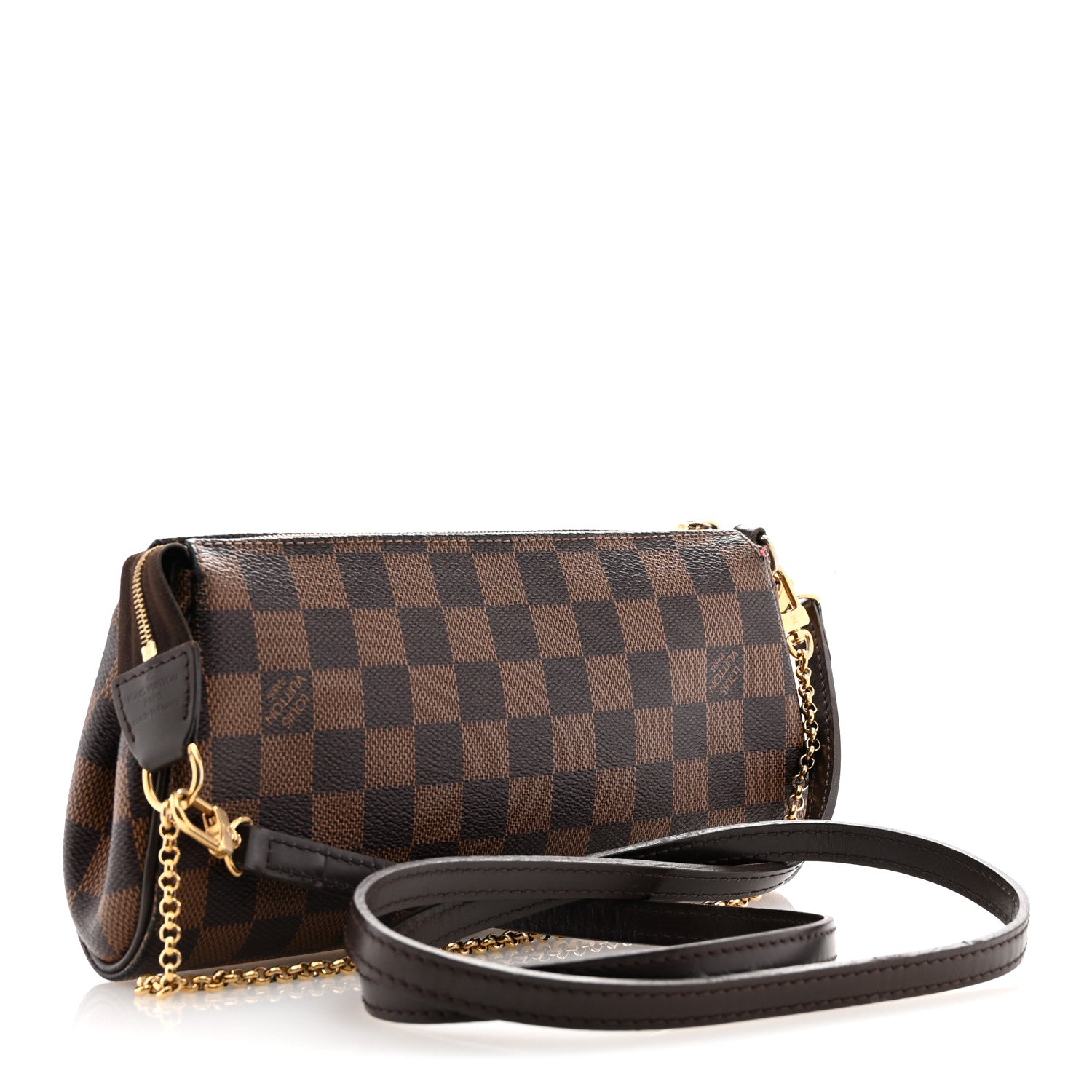 Louis Vuitton Damier Ebene Eva Clutch 3 of 13