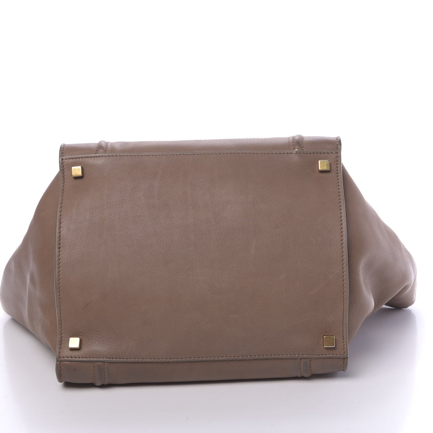 Supple Calfskin Medium Phantom Luggage Taupe