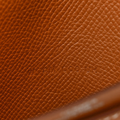 Hermes Epsom Citizen Twill Long Wallet Gold 7 of 9