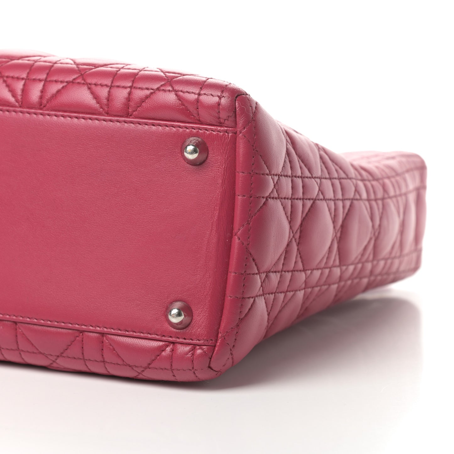 Lambskin Cannage Large Lady Dior Pink