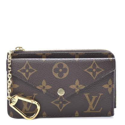 Louis Vuitton Monogram Recto Verso Card Holder Black 1 of 10