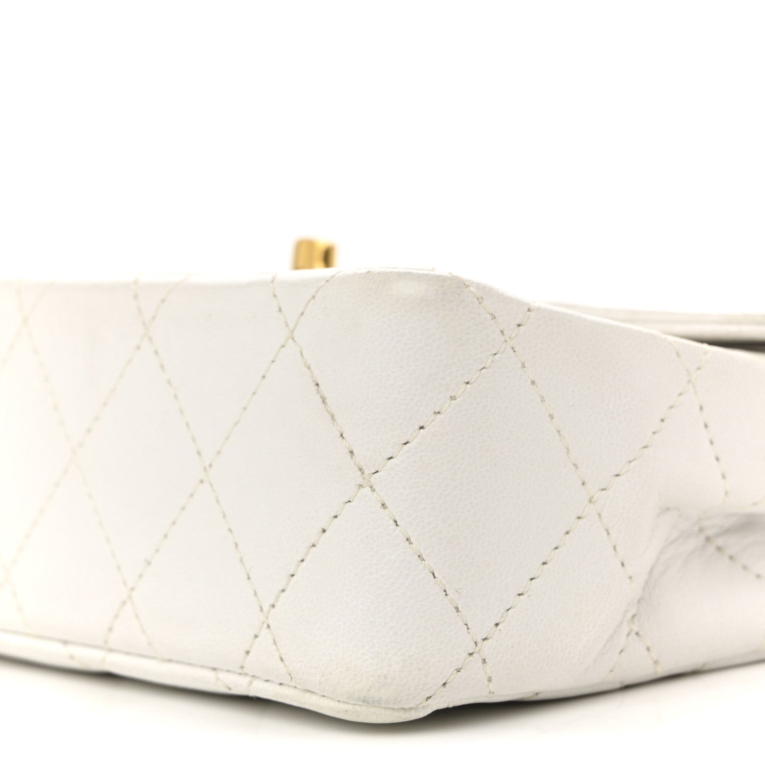 Chanel Lambskin Quilted Small Flap White 11 of 17