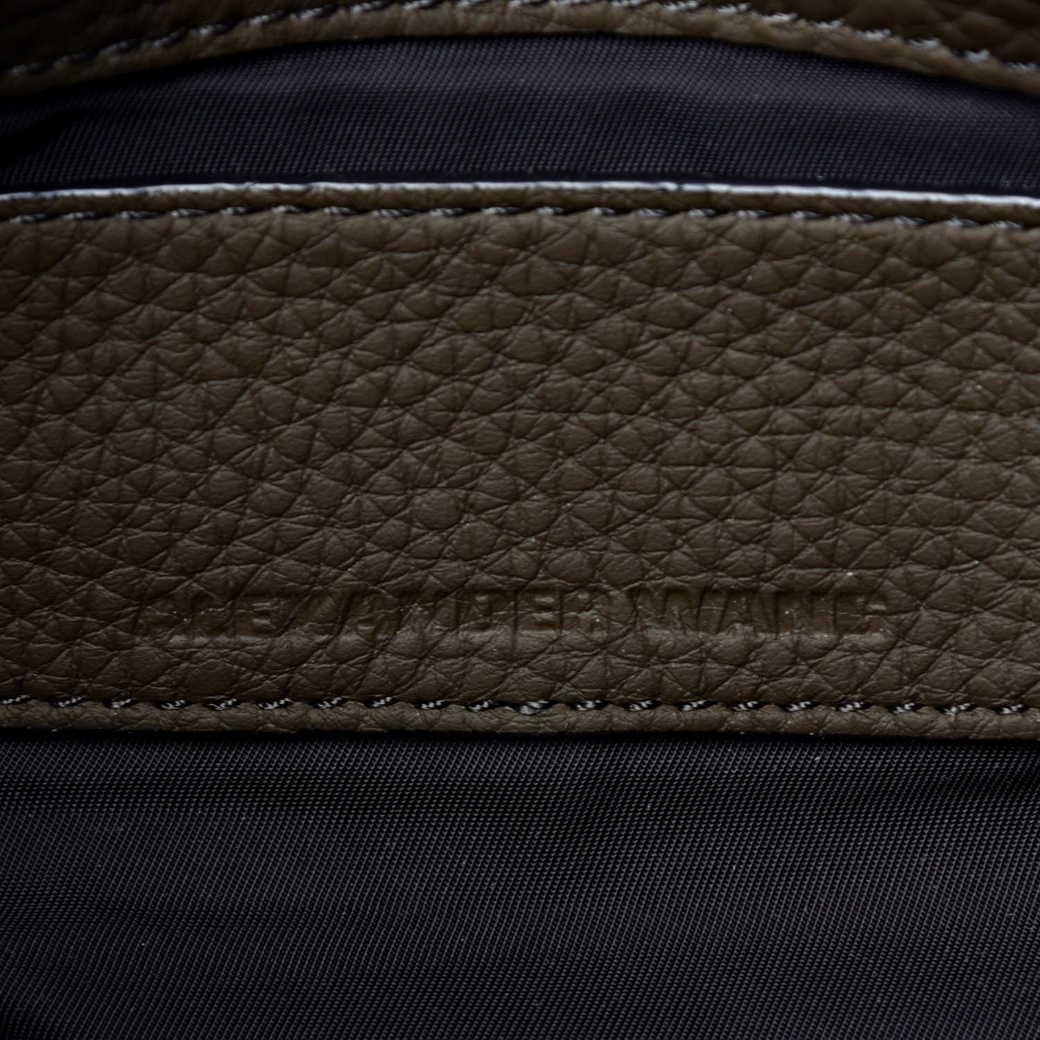 Alexander Wang Pebbled Calfskin Mini Rockie Matte Khaki Green Rhodium Hardware 7 of 10
