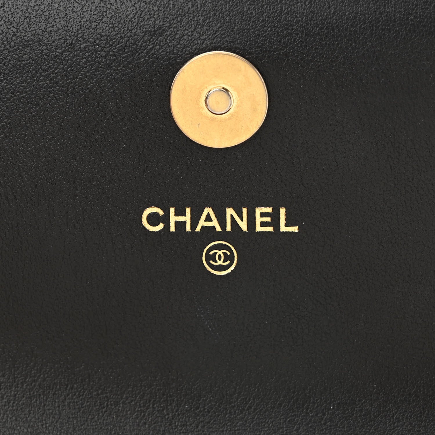 Chanel Lambskin Quilted Chanel 19 Flap Clutch Black 7 of 14