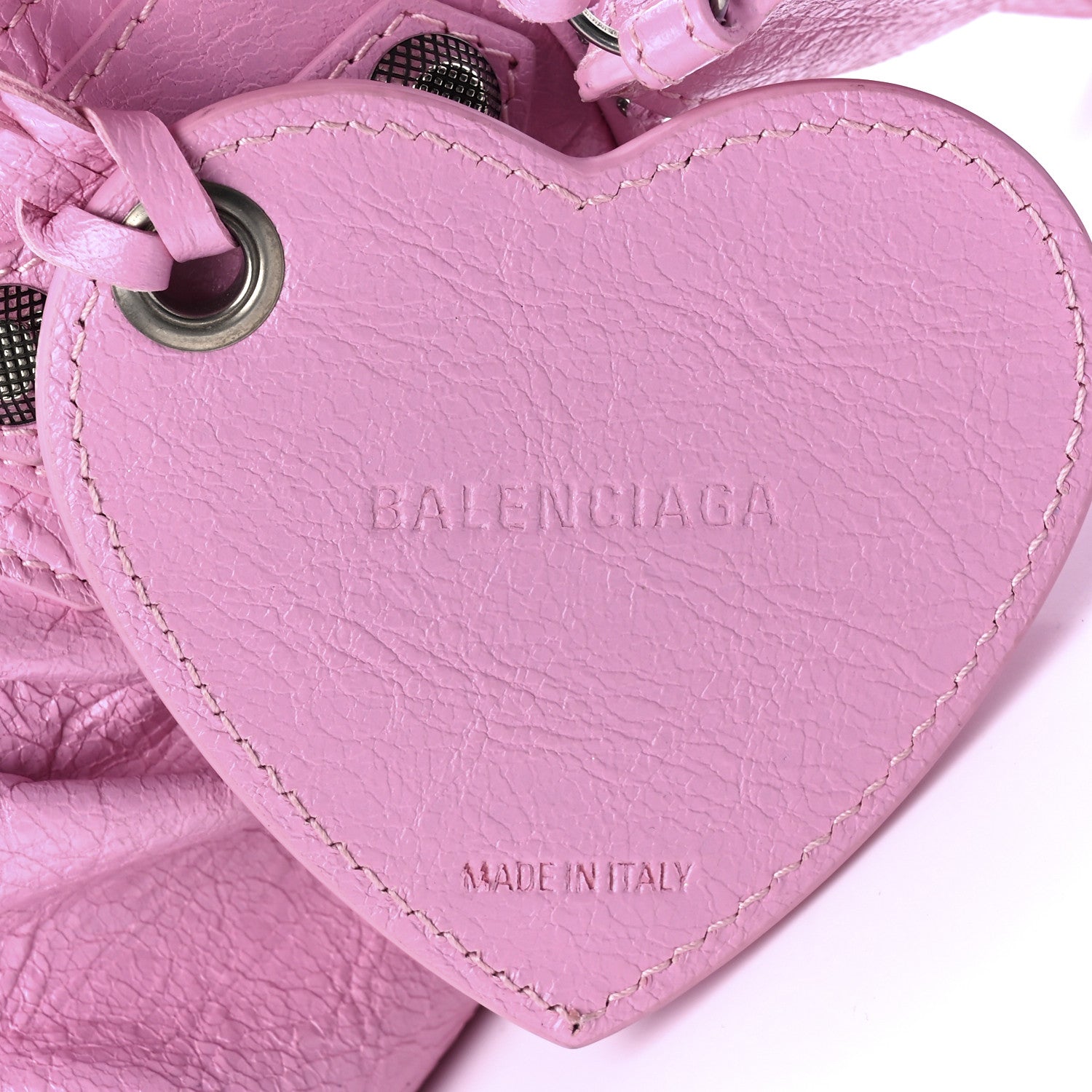 Balenciaga Agneau Arena Le Cagole Shoulder Bag XS Candy Pink 8 of 12