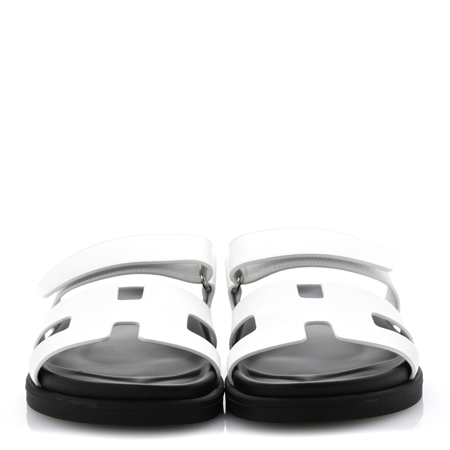 Calfskin Womens Chypre Sandals 36 White