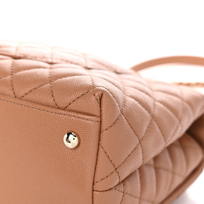 Chanel Caviar Quilted Small Coco Handle Flap Brown 11 of 12