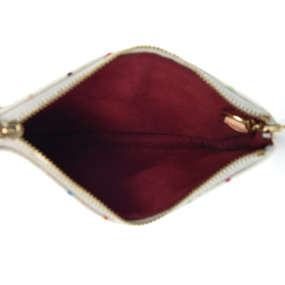 Louis Vuitton Monogram Multicolor Pochette Plate MM White 5 of 12