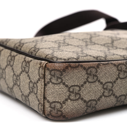 Gucci GG Plus Monogram Messenger Bag Ebony 10 of 11