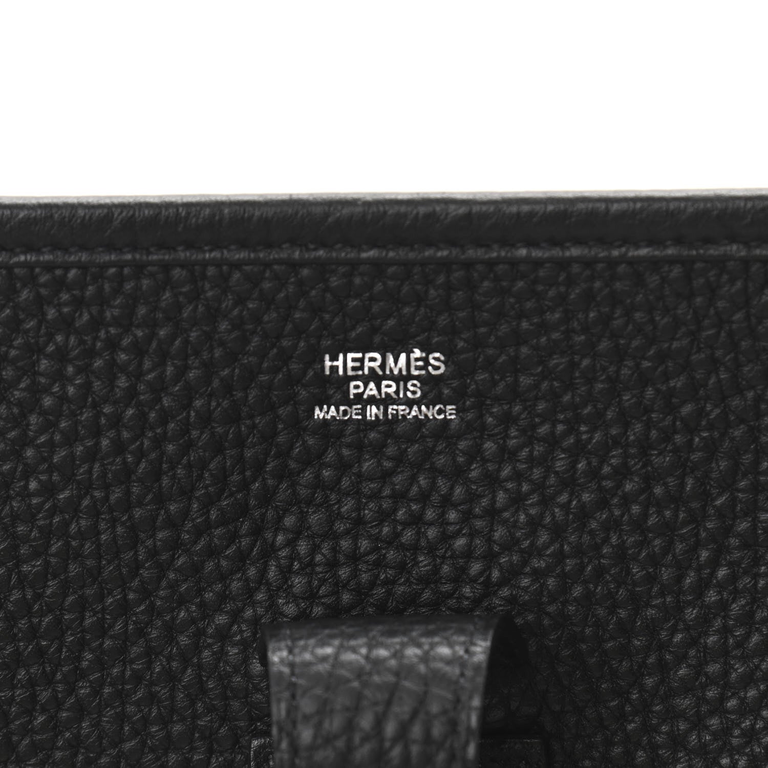 Hermes Taurillon Clemence Evelyne III GM Black 6 of 11